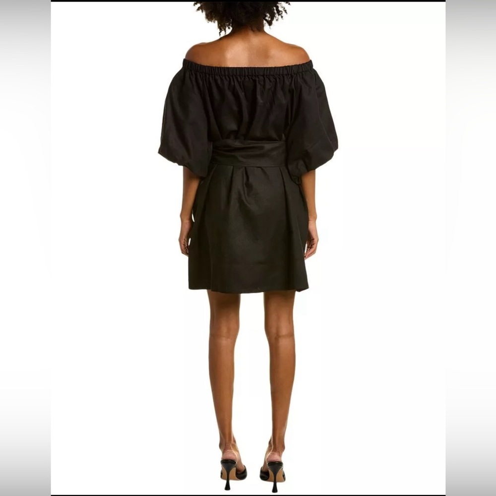 Beulah Off-The-Shoulder Linen-Blend